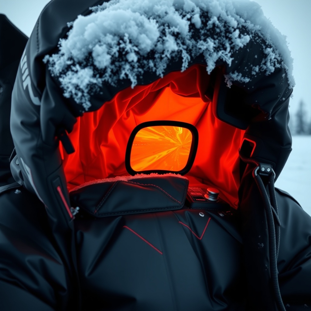 Nahaufnahme der isolierten Fahrerhausverkleidung eines Knaus Sport 600 MEG im Winter mit s