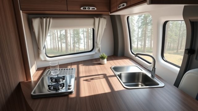 Küche im Wohnmobil planen: Tipps zur optimalen Einrichtung